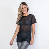 Blusao Arrastao Transparente Soltinha