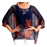Blusao Chemise Transparente Plus