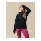 Blusao Estilo Canguru Preto