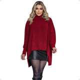 Blusao Gola Alta Poncho