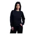 Blusão Moletom Gola Careca Feminino