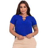Blusas Femininas Blusinha Decotada