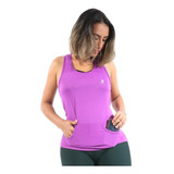 Blusas Regatas Bolsinho Feminina