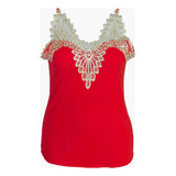Blusinha Alcinha Com Renda