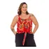 Blusinha Bata Camiseta Regata De Alcinha Amarrar Plus Size