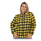 Blusinha Camisa Feminina Xadrez