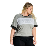 Blusinha Camisa Plus Size Feminina Confortável Ate G4-102531