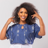 Blusinha Camiseta Bata Plus