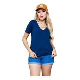Blusinha Camiseta Feminina Manga