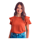 Blusinha Camiseta Feminina Social