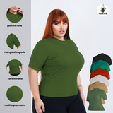 Blusinha Camiseta Plus Size