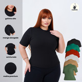 Blusinha Camiseta Plus Size