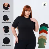 Blusinha Camiseta Plus Size
