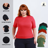 Blusinha Camiseta Plus Size