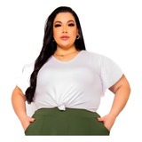 Blusinha Cropped Com Manga