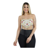 Blusinha Cropped Faixa Com