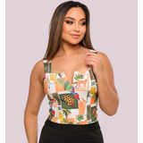 Blusinha Estampada Inspiracao Farm