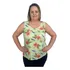 Blusinha Feminina Bata Regata Moda Casual Estilo Estampada