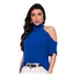 Blusinha  Feminina Blusa Basica Manga Curta Soltinha Shocker