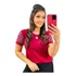 Blusinha Feminina Brilho Na Manga Curta Moda Evangélica