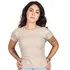 Blusinha Feminina Canelada Básica Estilosa Com Gola Redonda