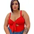 Blusinha  Feminina G1 G2 Top Cropped Plus Size Sexy