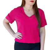 Blusinha Feminina Manga Curta