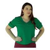 Blusinha Feminina Manga Curta