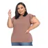 Blusinha Feminina Plus Size Listrada Importada 46 Ao 54 !!!