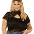 Blusinha Feminina Plus Size Luxo Para Sair Estilosa Modinha