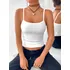 Blusinha Feminina Regata Alça Malha Canelada Com Bojo  1802