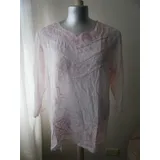 Blusinha Feminina Rosa Bordada