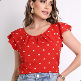 Blusinha Feminina Social Crepe