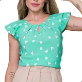 Blusinha Feminina Social Crepe