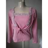 Blusinha Feminina Viscolycra Rosa
