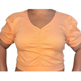 Blusinha Feminino Cropped Plus