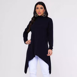 Blusinha Gola Alta Ponta