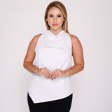 Blusinha Gola Boba Decote