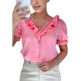 Blusinha Gola Franzida Manga