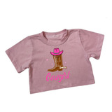 Blusinha Infantil Boiadeira Cowgirl