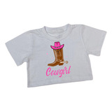 Blusinha Infantil Boiadeira Cowgirl