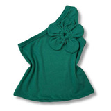Blusinha Infantil Flor Regata
