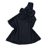 Blusinha Infantil Flor Regata