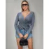 Blusinha Inverno Blusa Transpassada Feminina Manga Longa