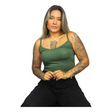 Blusinha Lisa Feminina Regata