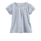 Blusinha Listrada Coracao