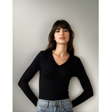 Blusinha Manga Comprida Simples