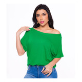 Blusinha Manga Curta Ombro