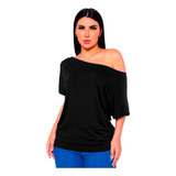 Blusinha Manga Curta Ombro
