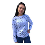 Blusinha Manga Longa Estampa